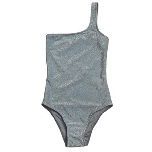 NWOT EZE-WEAR SWIM GAIA DAZZLING BLUE ONE SHOULDER SWIMSUIT